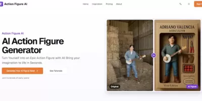 Action Figure AI:AI 一鍵生成個人化公仔線上工具 Action Figure AI:AI 一鍵生成個人化公仔線上工具