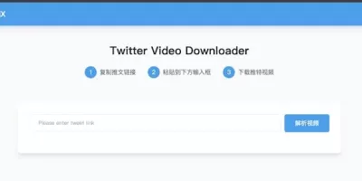 TwitterAndX:線上版Twitter推特影片下載器,下載無浮水印高畫質推特影片 TwitterAndX:線上版Twitter推特影片下載器,下載無浮水印高畫質推特影片