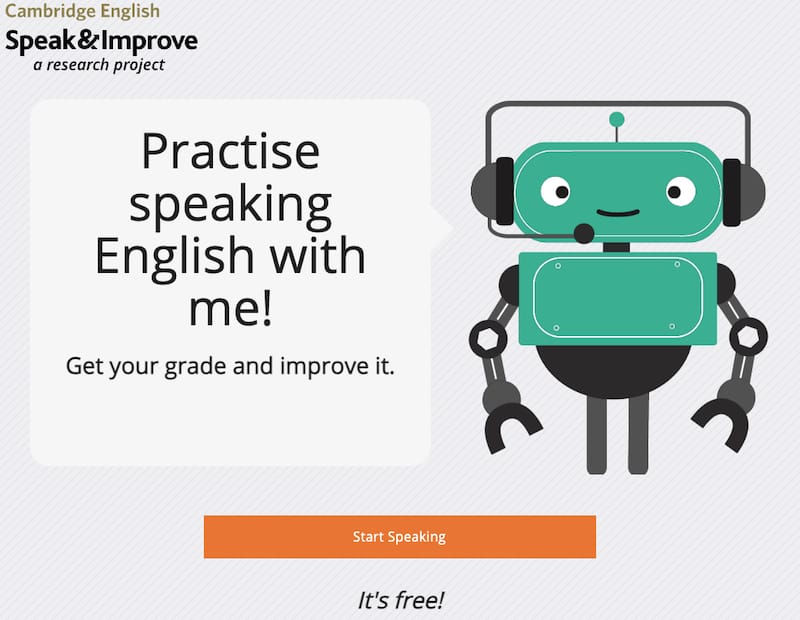 Speak & Improve - 在线学英语口语