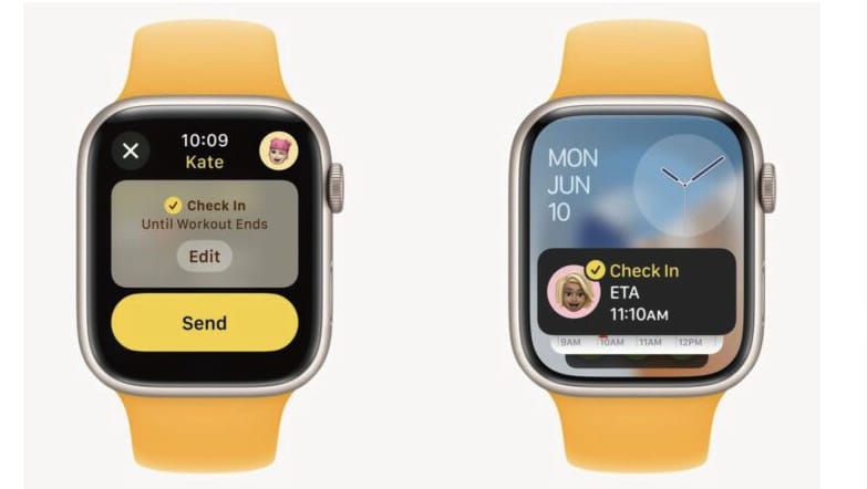 蘋果 watchOS 11 增強「平安通報」功能，Messages 和訓練 App 都將支援自動通知