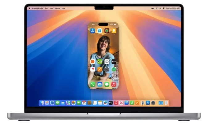 macOS Sequoia Beta 2 首次引入 iPhone Mirroring 功能