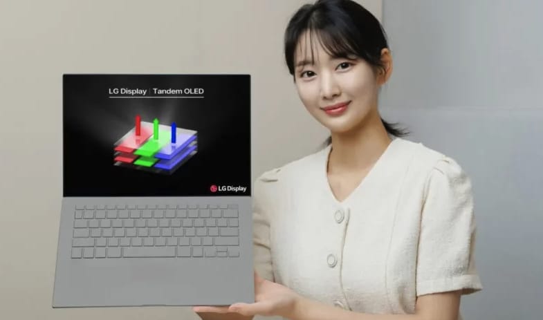 LG Display 量產首款筆記型電腦 Tandem OLED 面板