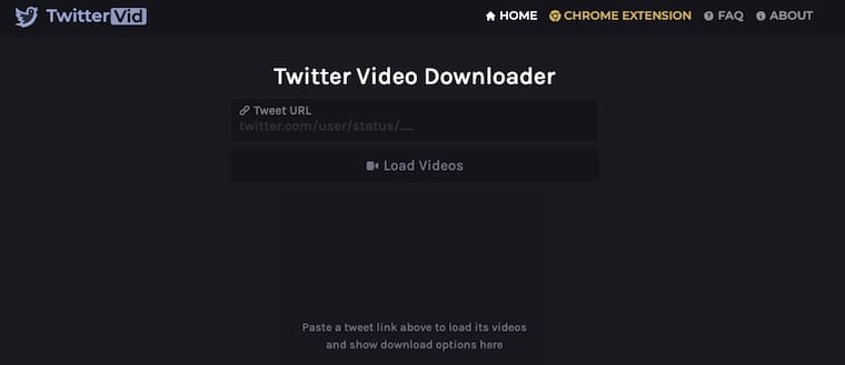 twittervid  - twitter 推特視頻下載工具