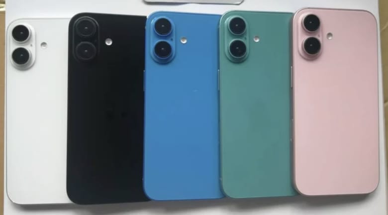 iPhone 16 系列機型機身曝光，新機將推出多種時尚新色