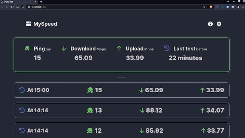 MySpeed - 網速測試工具