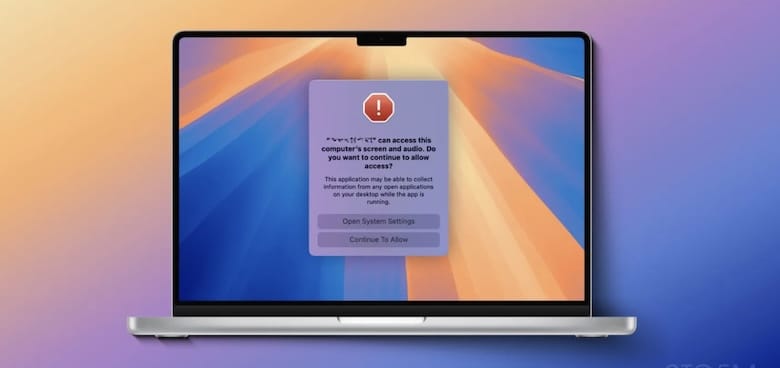 macOS Sequoia 會每週提醒用戶確認螢幕錄製權限