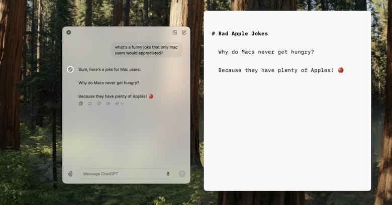OpenAI 推出 Mac 版 ChatGPT 應用新版本，優化多工處理體驗