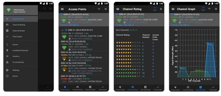 WiFi Analyzer - 安卓 WiFi 訊號強度和網路品質分析工具