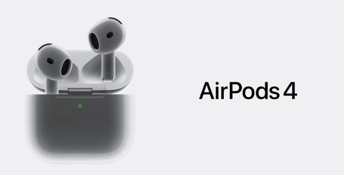 AirPods 4 取消傳統背面設定按鈕，採用隱藏式電容按鈕