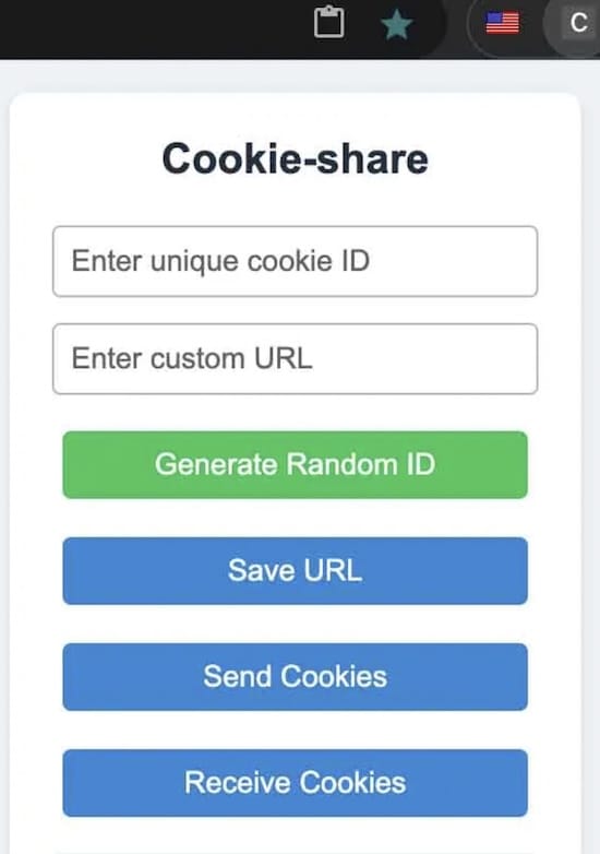 Cookie-share: cookie 免費帳號密碼分享工具 (支援 Chrome/Edge)