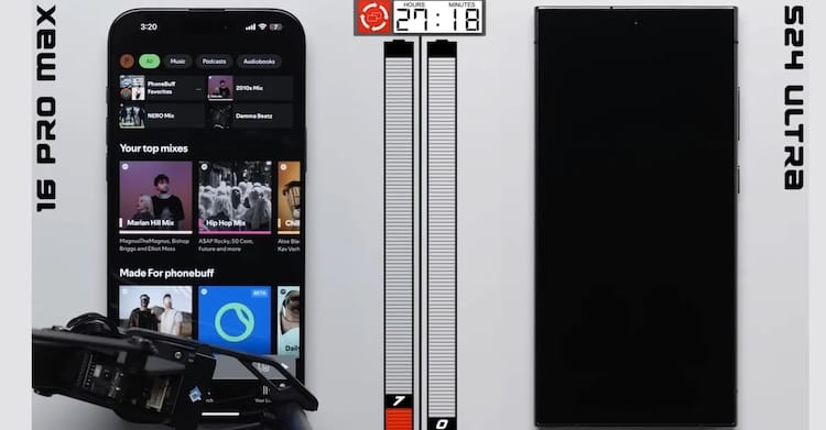 iPhone 16 Pro Max 在電池續航測試中力壓群雄