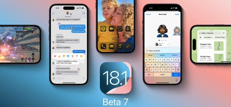 蘋果發佈 iOS 18.1 Beta 7 公測版，正式版即將到來