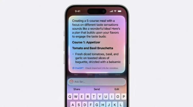 iOS 18.2 首個測試版發布，Siri 整合 ChatGPT 並支援更多地區