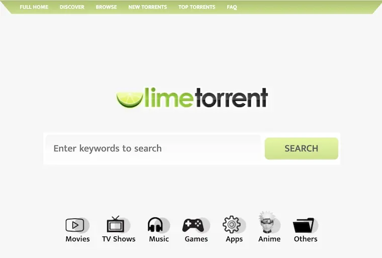 五個 limetorrent 鏡像網站