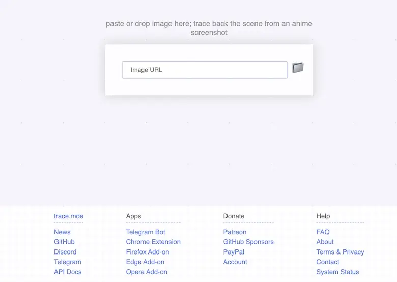 trace.moe(以圖搜番) - 根據動畫截圖搜索番劇的線上工具