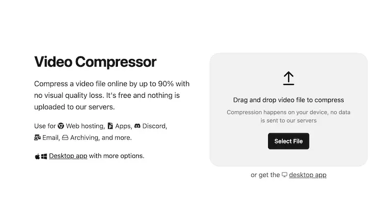 Rotato Video Compressor - 視頻壓縮線上處理工具