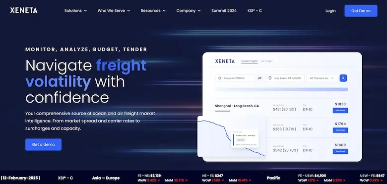 Xeneta - 海運和空運運費分析平台