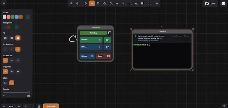 Pad.ws - 集合 IDE 的線上白板工具,提升開發效率 Pad.ws - 集合 IDE 的線上白板工具,提升開發效率