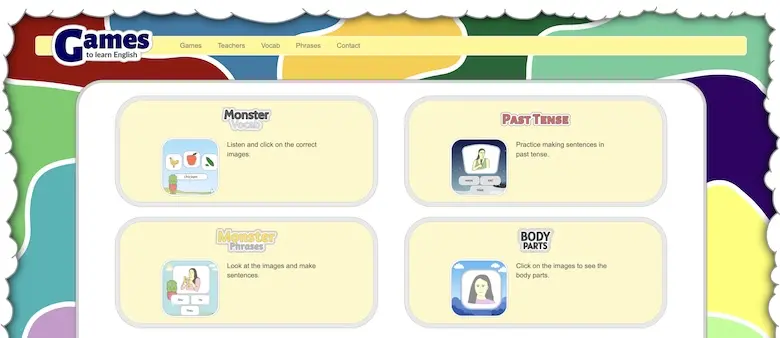 Online ESL Games：英語線上學習網站，輕鬆提升英語學習效果