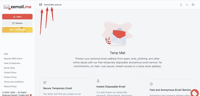 Zemail.me：好用的臨時信箱服務，輕鬆生成一次性信箱